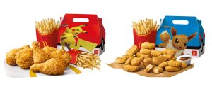 ▲麥當勞分享盒(大)包裝是皮卡丘搭配快龍、麥當勞分享盒(小)包裝是伊布搭配超夢。（圖／麥當勞提供）