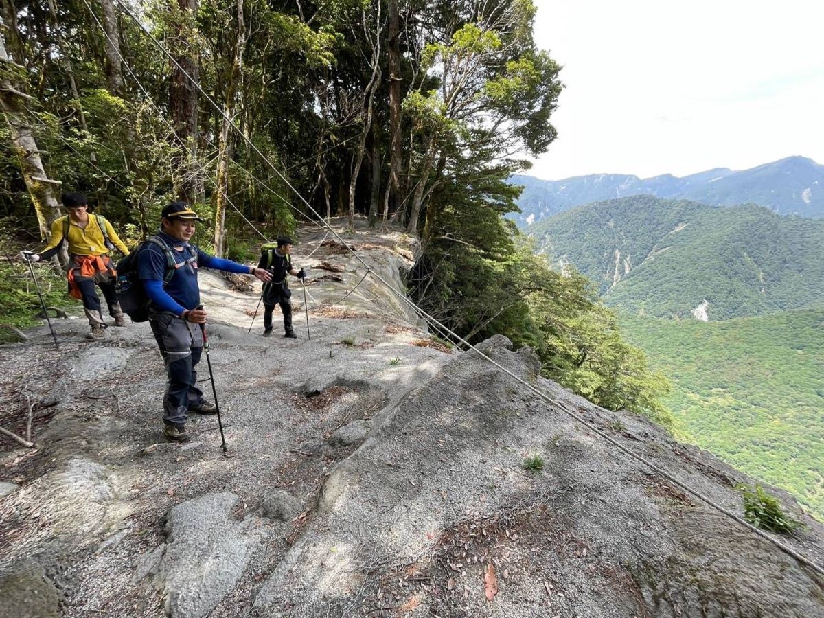 ▲登山協作背工初攀戒茂斯山「返程失蹤」，搜救5天仍查無下落。（圖／翻攝畫面）