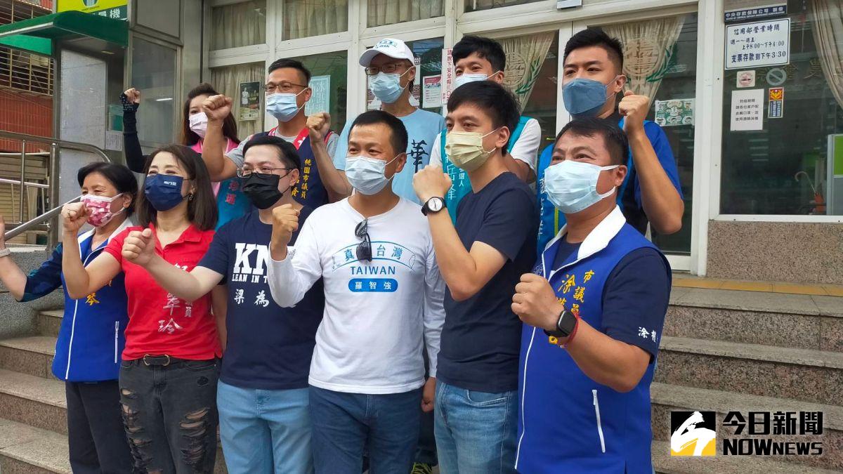 ▲羅智強表示，這次走全台是希望透過行腳，結合全台輔選，希望能幫助到全台各地優秀的候選人。（圖／記者李春台攝，2022.07.20）