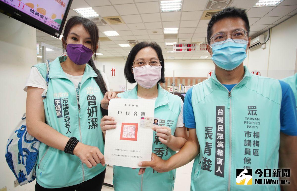 ▲賴香伶說，桃園南北區始終存在城鄉差距問題，因此決定落戶南桃園的楊梅，和大家一起打拼。（圖／記者李春台攝，2022.07.20）