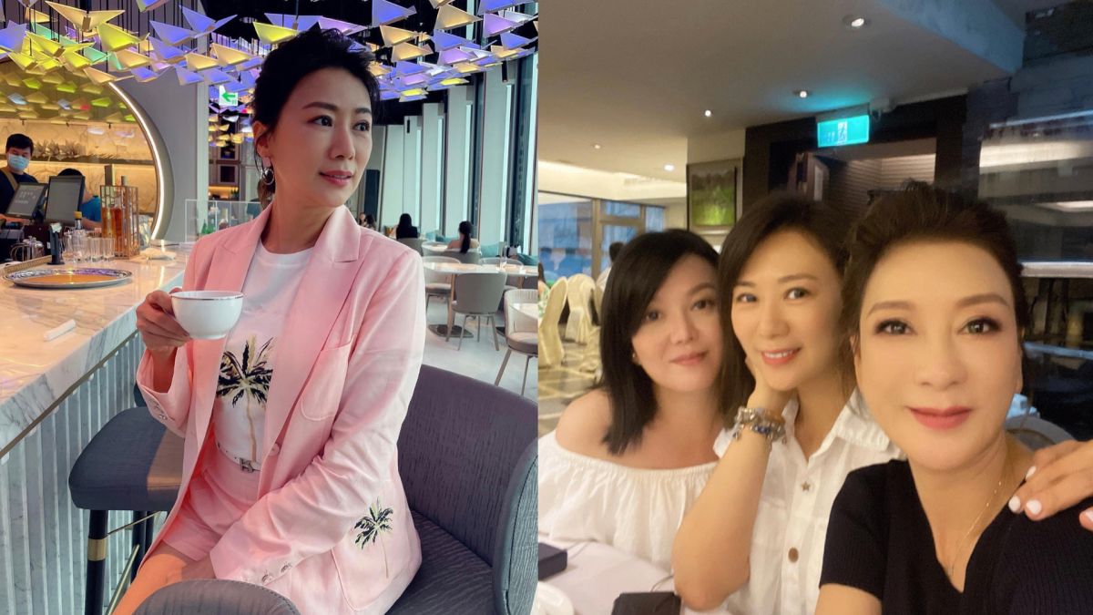 ▲連靜雯（中）爆出被騙後參加許效舜的生日宴和楊繡惠（右）及朋友合照。（圖/擷取自連靜雯、楊繡惠臉書）