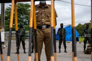 ▲斯里蘭卡國會進行總統補選，在代理總統的命令下，軍警獲得更廣泛的權力，實施更強力戒備與鎮壓。（圖／美聯社／達志影像）