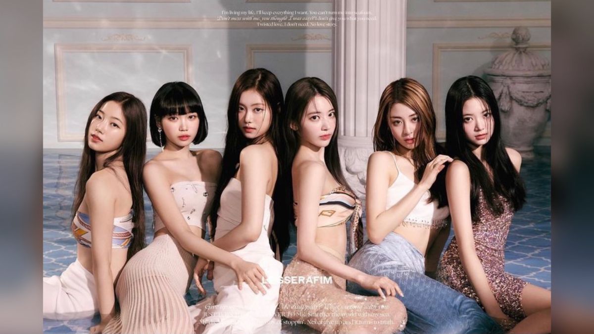 ▲南韓女團LE SSERAFIM成員金佳藍在出道前就深陷霸凌疑雲。（圖／翻攝自LE SSERAFIM IG）