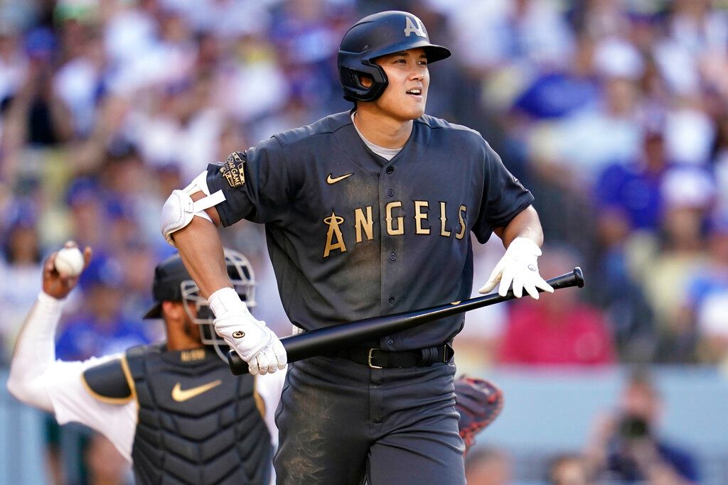 ▲美聯明星隊先發指定打擊-大谷翔平（圖／美聯社／達志影像）