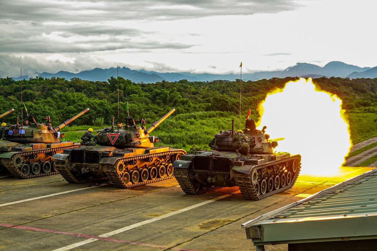 ▲三軍聯訓基地戰車鑑測傳意外。（資料照／陸軍司令部臉書）