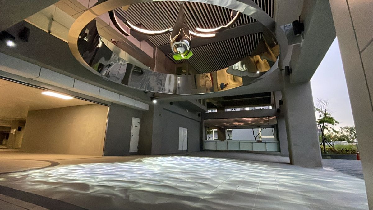 ▲台中捷運首座公共藝術作品「尚水・綠動未來」在舊社站揭幕(圖／中捷公司提供2022.7.21)