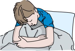 ▲發燒、生病、難受、小孩、床、賴床。（示意圖／Pixabay）