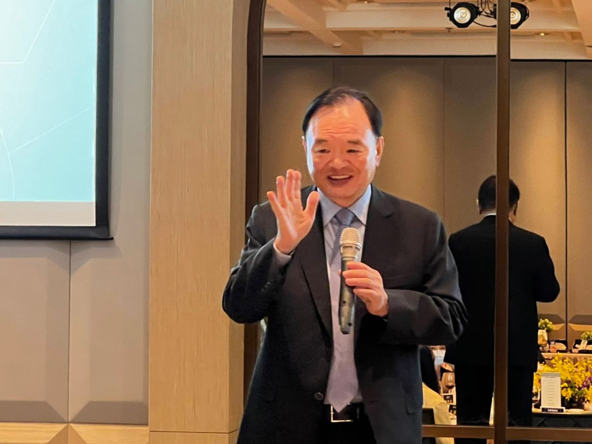 ▲全聯董事長林敏雄今日首度回應統一併購家樂福，強調「同業不是仇人」，歡迎良性競爭。（圖／張勵德攝）