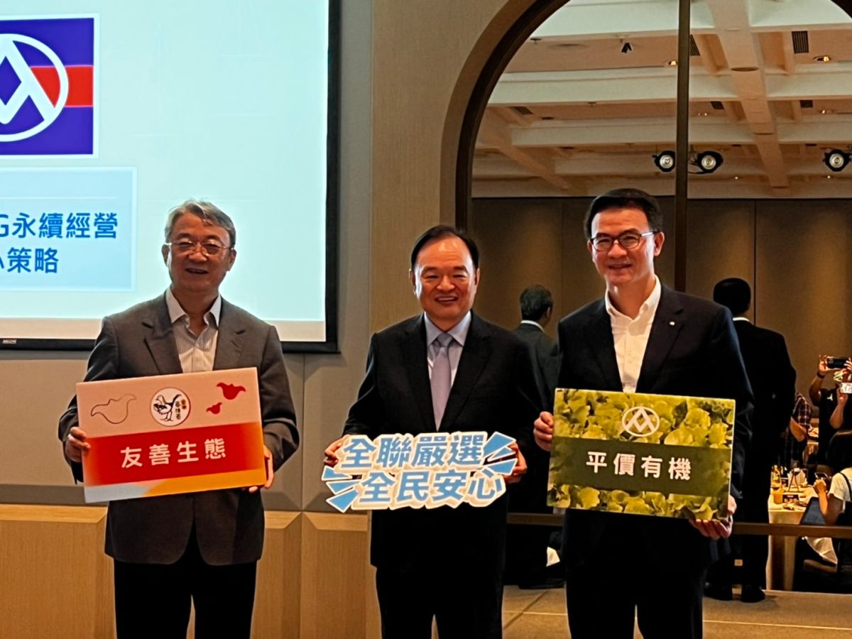▲全聯董事長林敏雄（中）強調，零售產業是很本土的企業，斷言未來外資企業終將慢慢退出。（圖／張勵德攝）