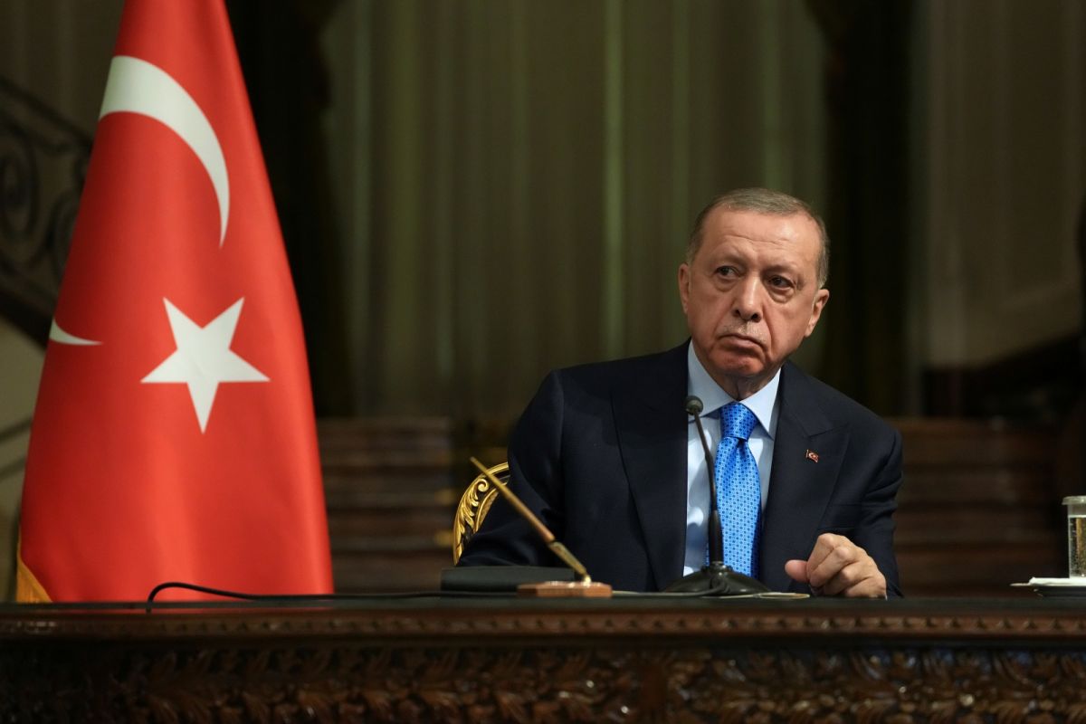 ▲土耳其總統辦公室21日表示，聯合國計劃在俄烏戰爭期間讓烏克蘭糧食出口並允許俄方出口糧食及肥料的協議，將在伊斯坦堡簽署。（圖／美聯社／達志影像）