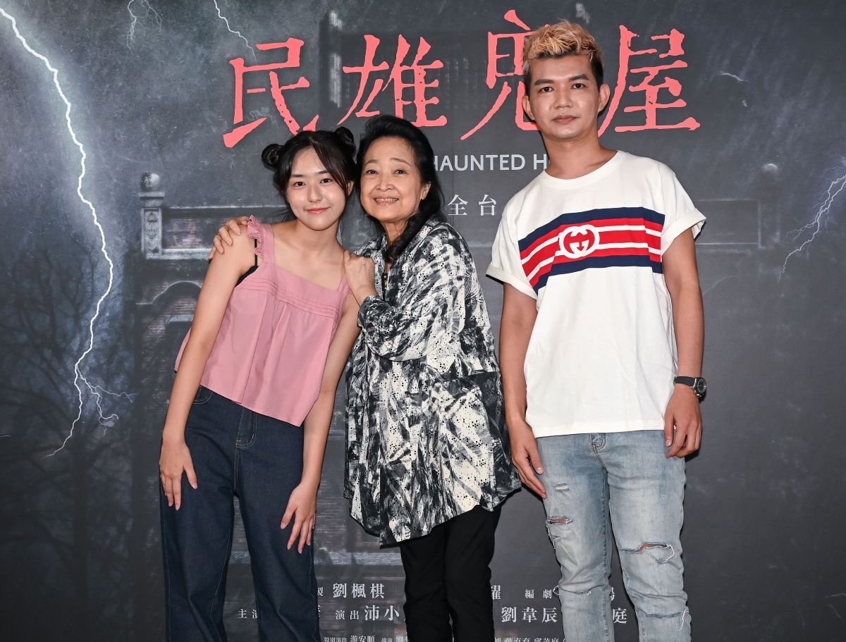 ▲彤彤（左）、沛小嵐、宥凱大談拍攝鬼片的過程。（圖／采昌、馬棋朵提供）