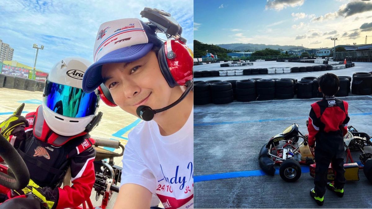 ▲林志穎的6歲兒子Jenson和他一樣都非常喜歡賽車。（圖／林志穎 IG）