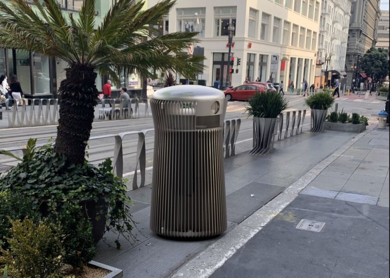 舊金山未來公共垃圾桶模型60萬元　民意：太貴

