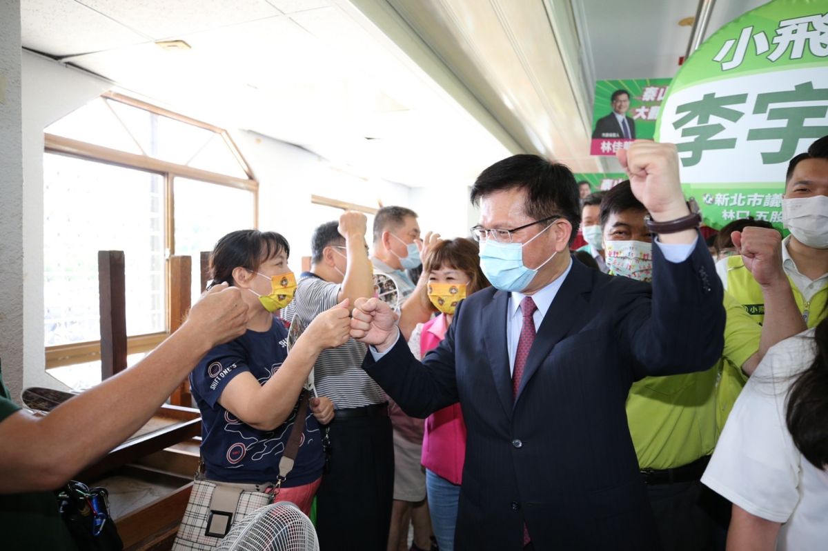 ▲林佳龍表示，新北給侯友宜12年時間，該做的能做的相信也做了，改變不需要太大的勇氣，只要從換人、換一個市長就能做到新北很大的改變。（圖／林佳龍辦公室提供）