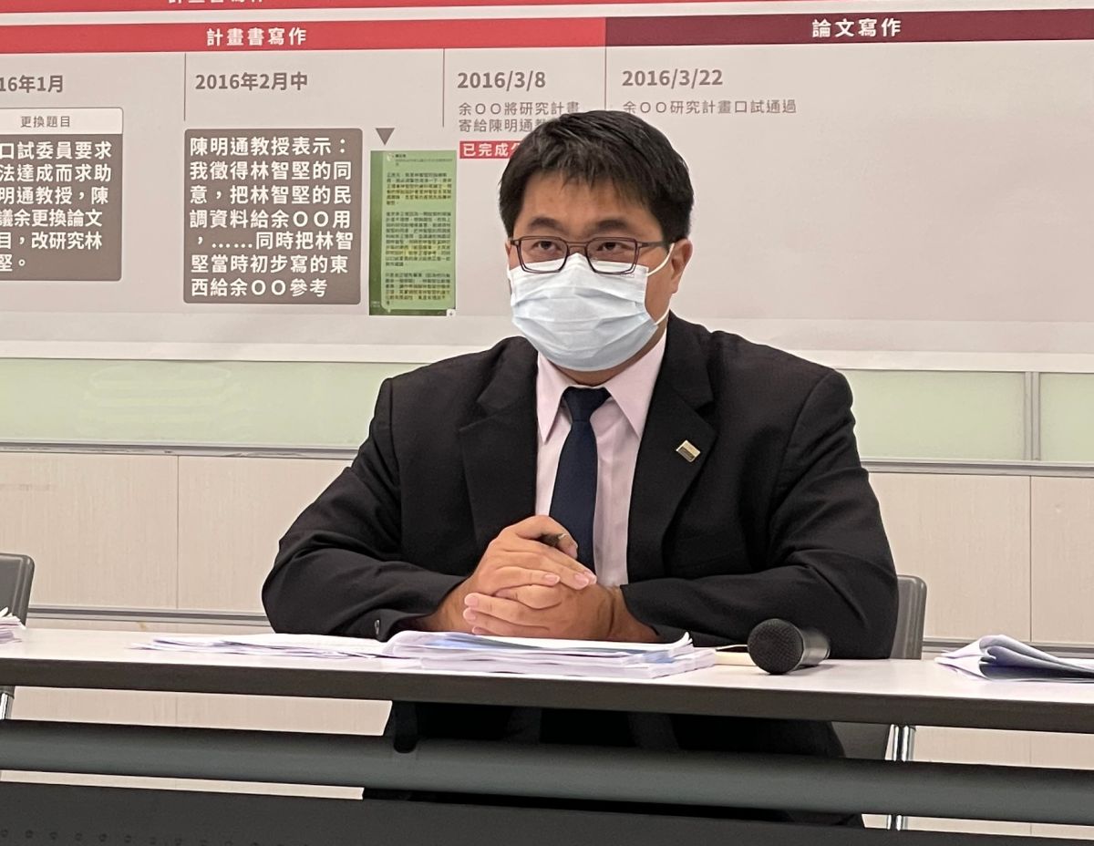 ▲律師黃帝穎表示，蘇宏達應依法自請迴避。（資料圖／記者王敏旭攝）