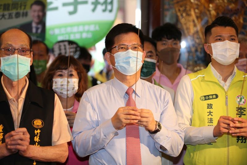 ▲林佳龍指出，他比新北市長侯友宜更關心、維護、爭取警察的權益。（圖／林佳龍團隊提供）