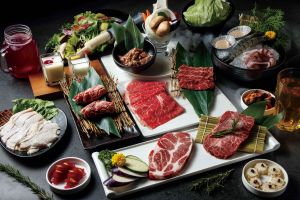 對中「身分證」爽吃12家燒肉火鍋優惠 鮑魚、干貝吃到飽 ▲燒肉同話尋找酷暑幸運7,最划算雙人套餐只要777元。(圖/燒肉同話提供)