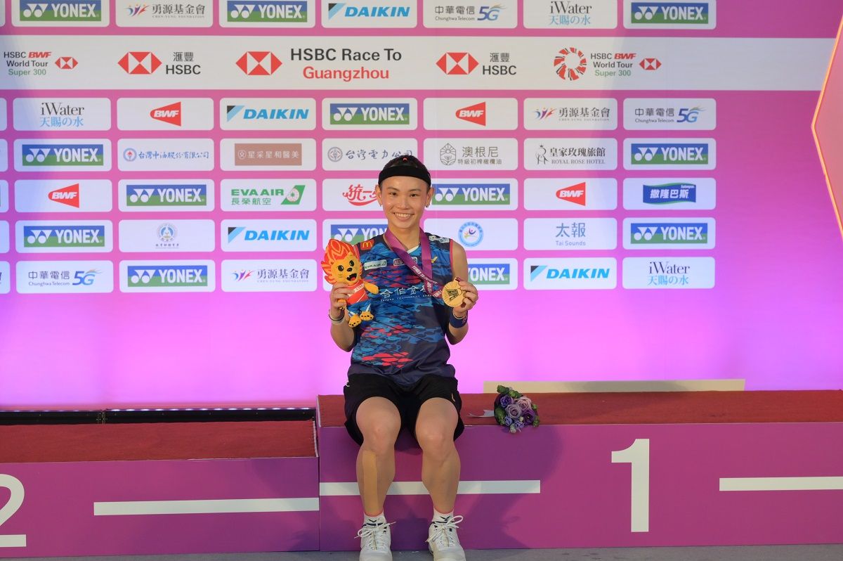 ▲戴資穎在台北羽球公開賽奪冠。（圖／大會提供）