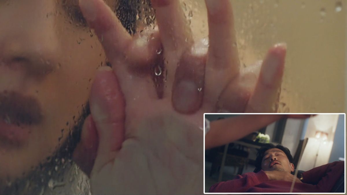 ▲《復讐的未亡人》劇情狗血，老婆防止老公外遇「出奇招」。（圖／翻攝東京電視台）