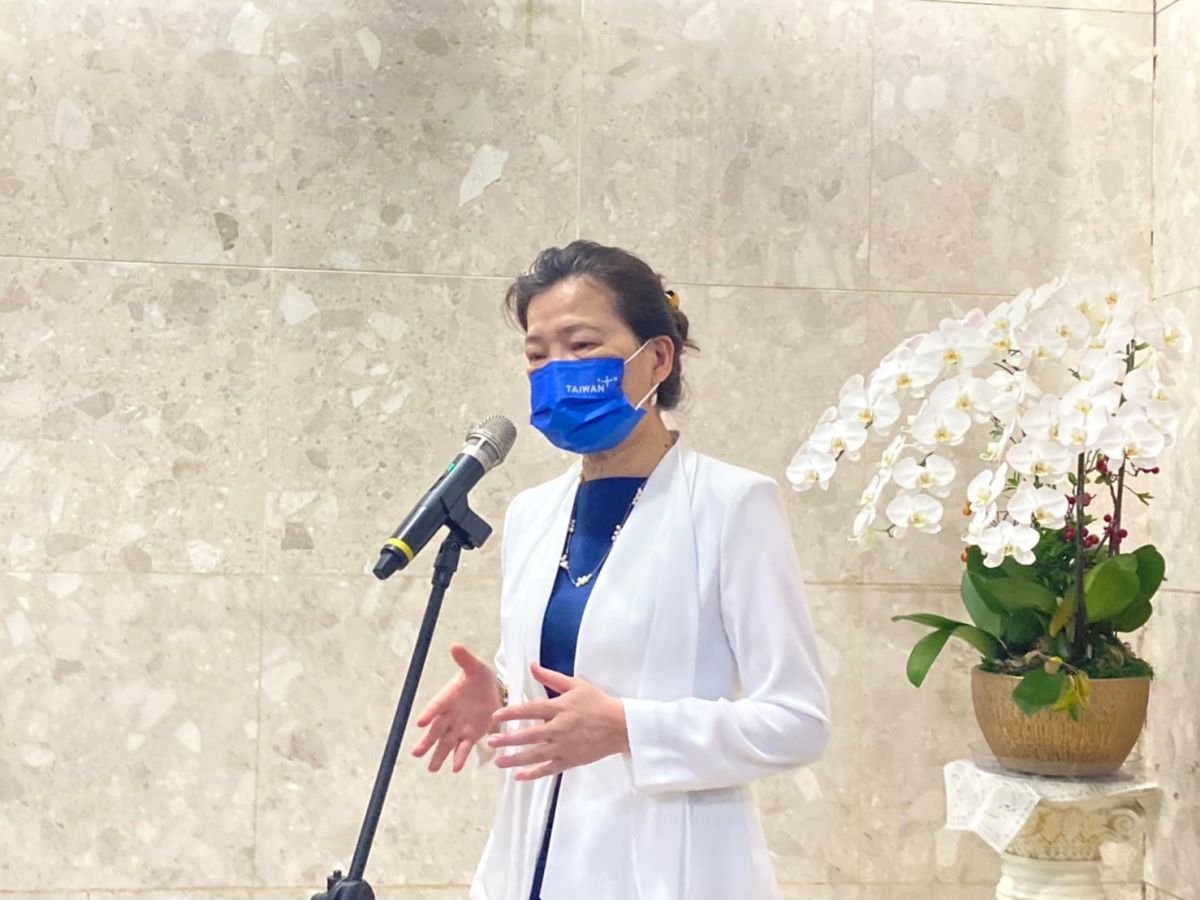 ▲民眾憂慮供電穩定問題，經濟部長王美花今（26）日受訪說明高溫天氣、汽電共生減發2原因。（圖／記者鄭妤安攝影）