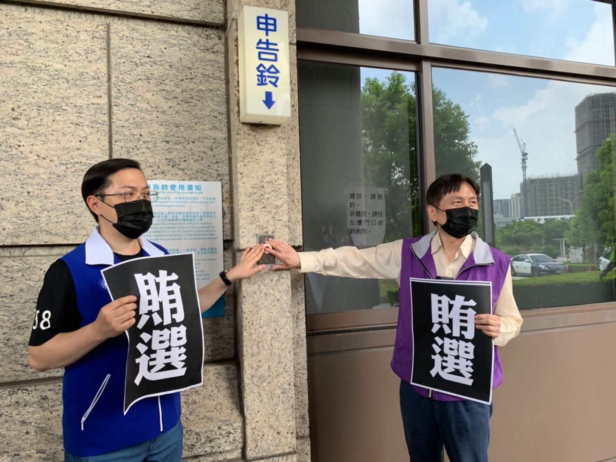 ▲詹江村認為，鄭文燦在官邸邀請黨籍市長參選人林智堅到場，使用市民納稅錢輔選林智堅，已嚴重違反行政中立。（圖／記者李春台翻攝）