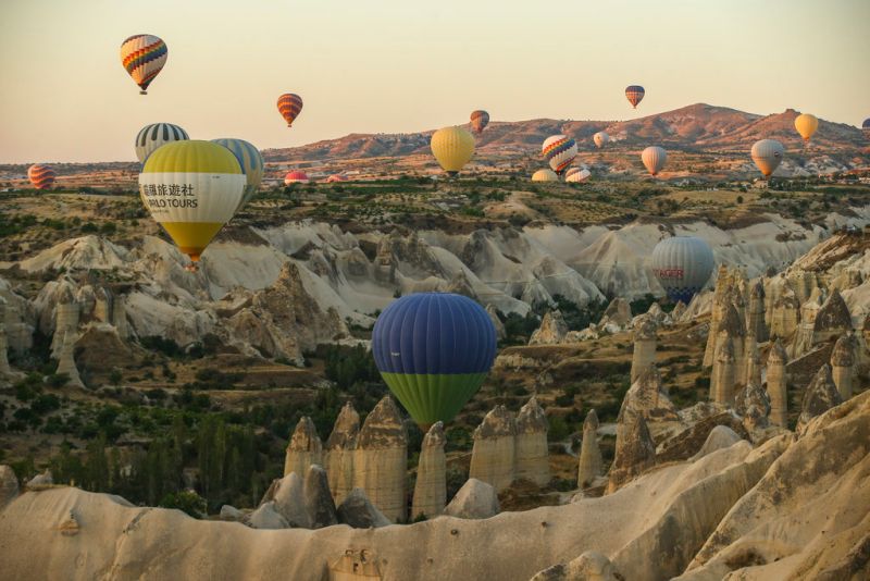 升空看老天　土耳其熱氣球魅力依舊疫後遊客回流
