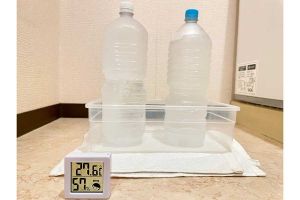 日本實測結冰水降溫,在30分鐘內有瞬涼4°C的效果。(圖/取自Hint-Pot) ▲日本實測結冰水降溫,在30分鐘內有瞬涼4°C的效果。(圖/取自Hint-Pot)