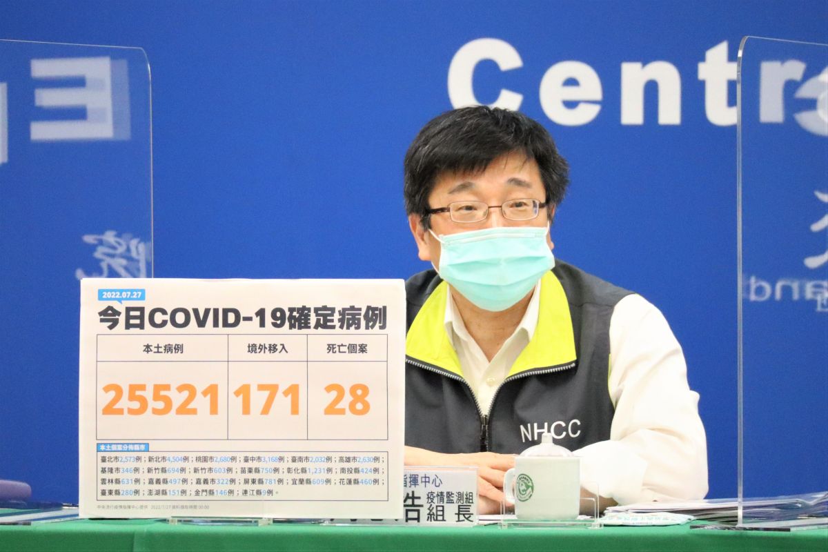 ▲疫情指揮中心疫情監測組組長周志浩。（圖／指揮中心）