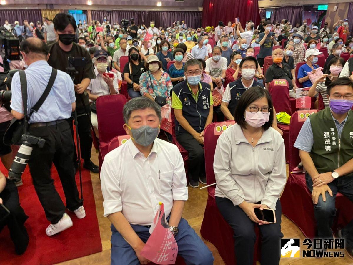 ▲民進黨台北市長參選人陳時中提出都更政策，立委管碧玲說陳時中當選後將全面提升都更案件審查效率。（資料圖／記者黃宣尹攝）