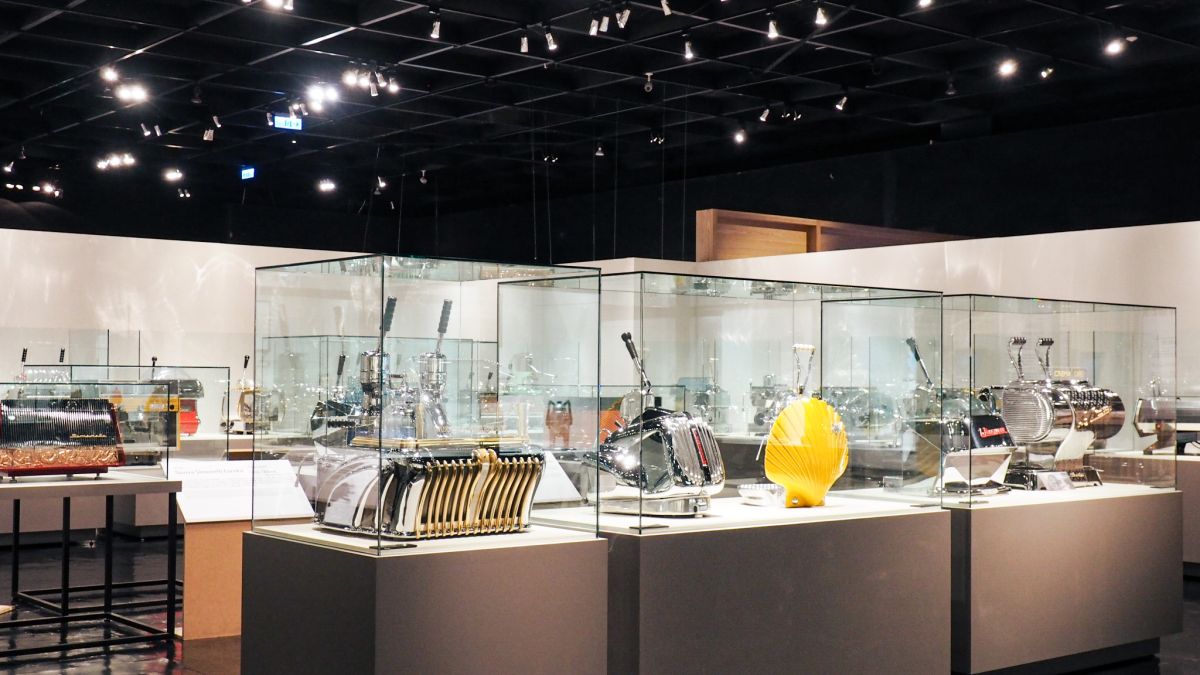 ▲科博館「想入啡啡」特展，展出博物館級的咖啡機、磨豆機及烘豆機，眾「機」雲集。（圖／科博館提供）