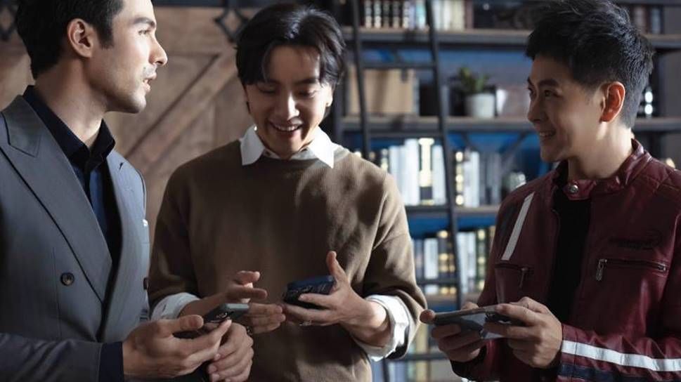 ▲左起鳳小岳、坤達、林志穎5月合體拍廣告。（圖／艾玩天地）