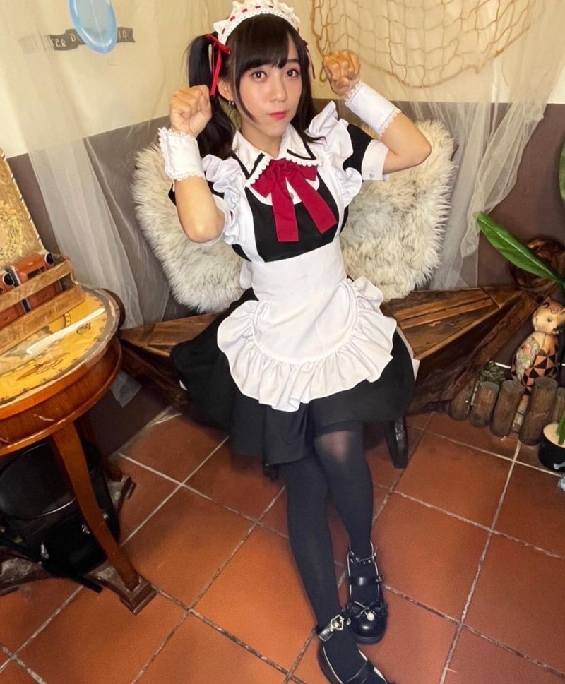 ▲黃捷笑說這是她人生第一次的雙馬尾。（圖／黃捷辦公室提供）