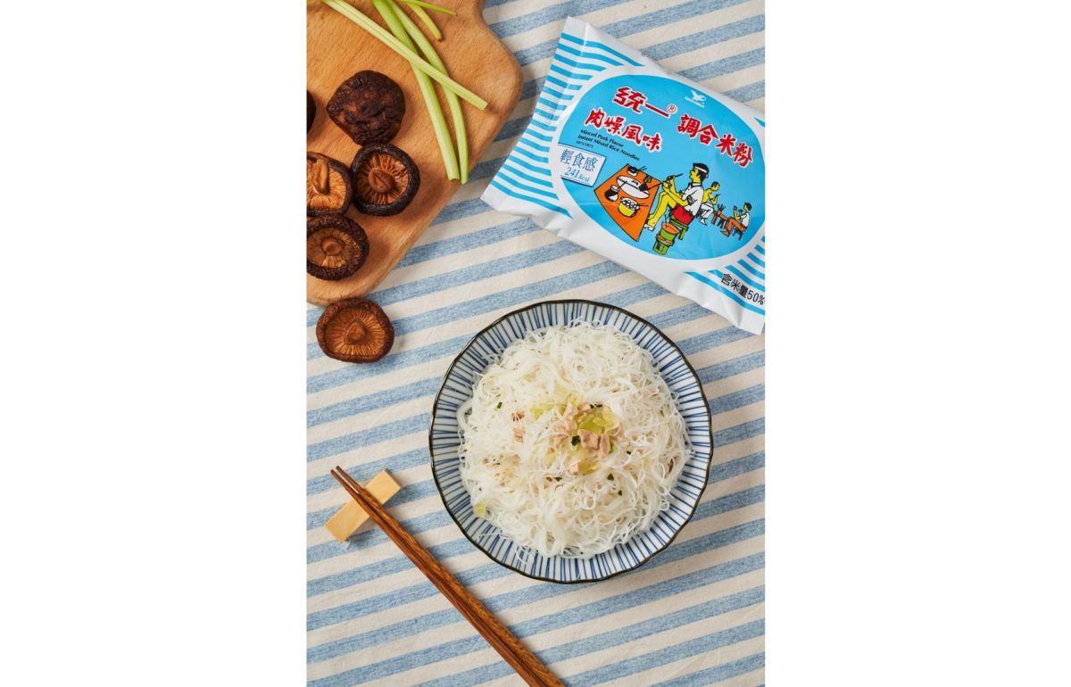 ▲「統一調合米粉」做出市場區隔，讓米粉愛好者能夠選擇，而該產品特有的Q彈口感、搭配經典的油蔥肉燥，清爽的湯頭與配料融為一體。（圖／品牌提供）