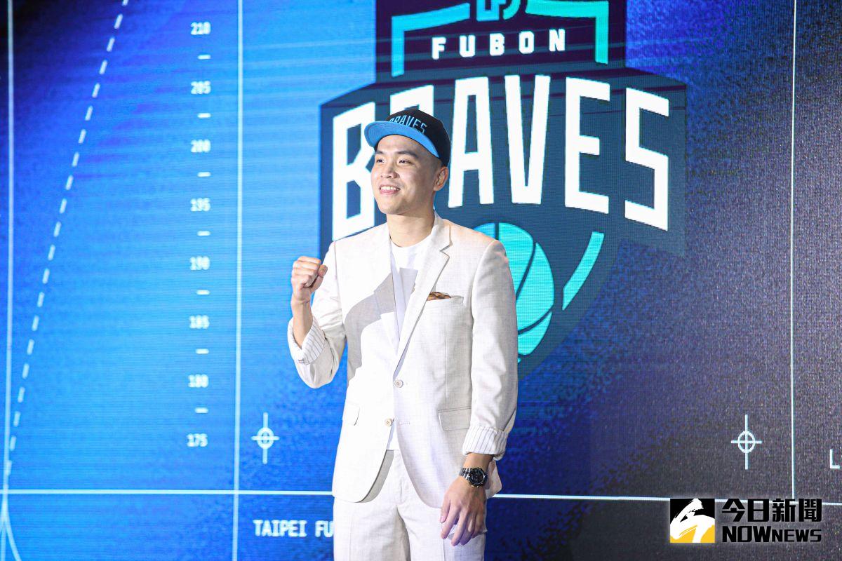 ▲P.LEAGUE+第二屆選秀會，富邦勇士第一輪挑中簡廷兆。（圖／記者葉政勳攝 , 2022.07.28）