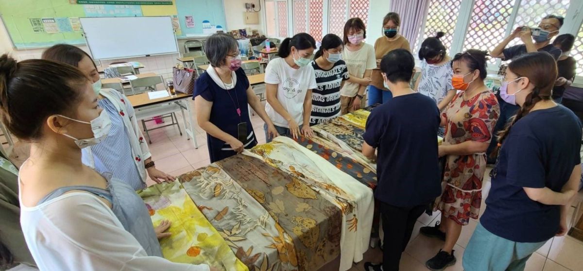 ▲新住民「綠色環保工藝」培力課程。（圖 / 高雄市國際新住民協會提供）