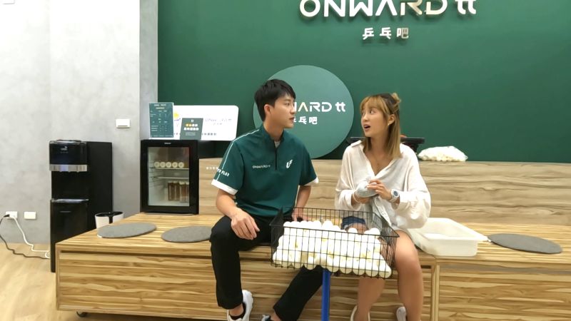 ▲大元選擇最簡單的擦球工作。（圖／台視提供）