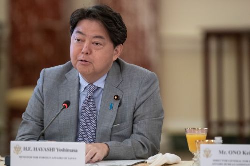 日本外相首訪烏克蘭　傳達官民合作助重建
