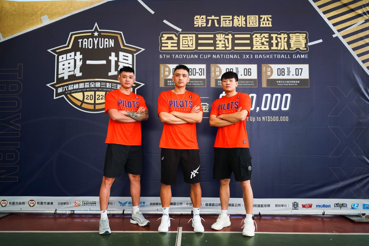 ▲賽事代言球星盧峻翔(左)、施晉堯(中)與關達祐(右)（展逸國際提供）