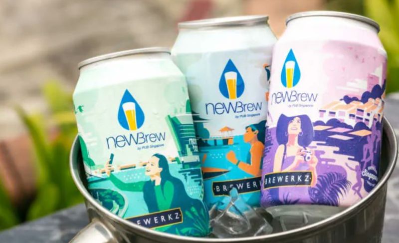 ▲NEWBrew（新生啤）由監管新加坡供水系統的公用事業局及當地啤酒廠Brewerkz聯手推出。（圖／翻攝自Brewerkz官網）