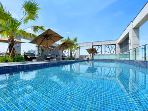 ▲禧榕軒大飯店是台南第一間擁有空中花園泳池及親子戲水池的飯店。（圖／翻攝自禧榕軒大飯店 Grand Banyan Hotel FB）