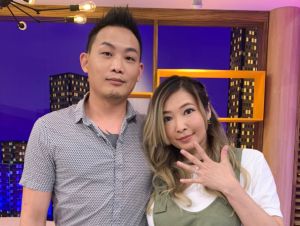 ▲Makiyo（右）今日發表離婚聲明，和老公金翊翔結束1年2個月的短命婚姻。（圖／衛視中文台提供）