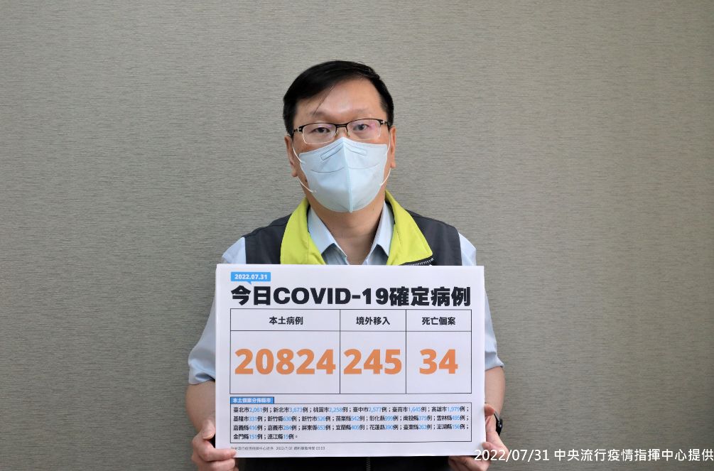 ▲中央流行疫情指揮中心莊人祥發言人說明本土個案狀況。（圖／指揮中心）