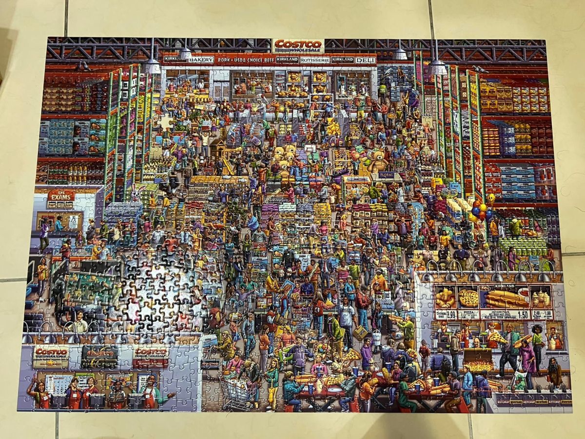 ▲好市多（Costco）深受國人喜愛，時不時推出的降價優惠，也都能吸引相當多民眾瘋搶，而為了回饋會員，好市多日前也推出500片和1000片的「商場內拼圖」。（圖／翻攝自Costco好市多 商品經驗老實說）