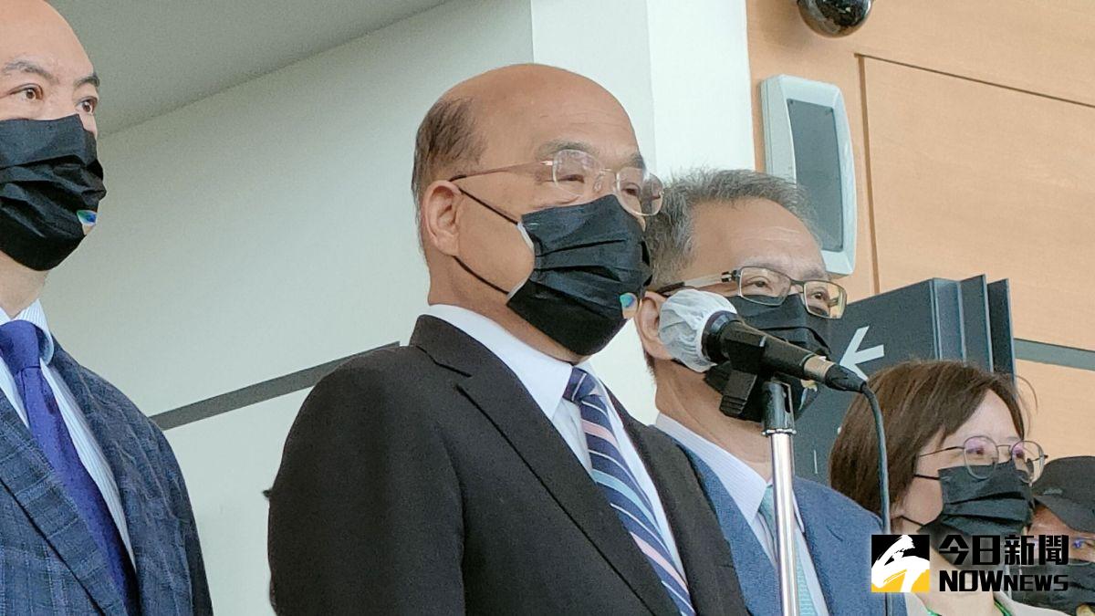 ▲今（1）日行政院長蘇貞昌說，對於外賓來訪，都會做最妥善安排，相關時間期程等都尊重規劃。（圖／記者許若茵攝，2022.08.01）