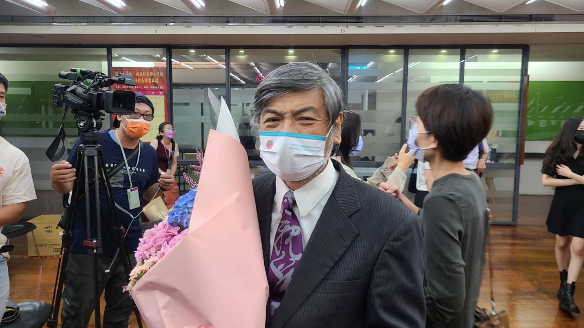 ▲前政大校長郭明政今（1）日表示，學術過度政治化不是好事，對整個學術的發展、健康，有所影響。（圖／記者李琦瑋攝，2022.08.01）