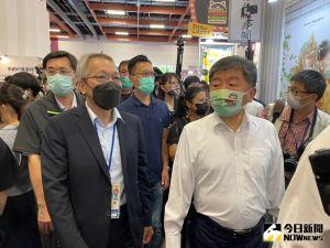 陳時中出席漫畫博覽會 ▲陳時中出席漫畫博覽會。(圖/記者黃宣尹攝,2022.08.01)