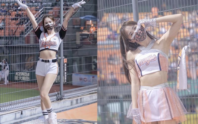 ▲統一獅Uni-girls啦啦隊「妮妮」站在椅子上熱舞被球迷認出，又圈粉不少人。（圖/妮妮IG）
