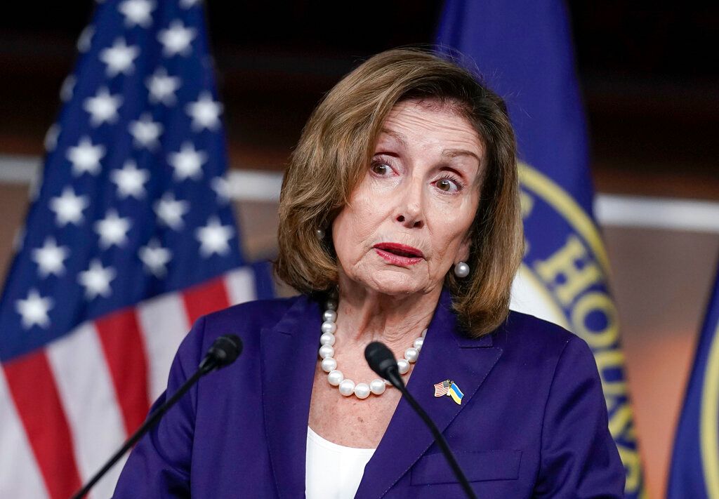 ▲美國眾議院議長裴洛西結束訪問馬來西亞的行程後隨即在推特上發文。資料照。（圖／美聯社／達志影像）