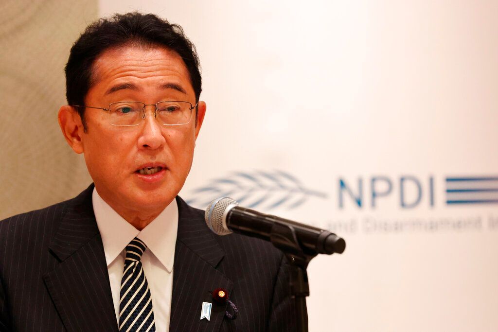 ▲日本首相岸田文雄今天透過視訊在突尼西亞最後階段投資會議上說，日本將與非洲國家密切合作，促進「更具韌性」經濟體，並承諾會推動在聯合國安理會設立非洲常任理事國席次。（圖／美聯社／達志影像）