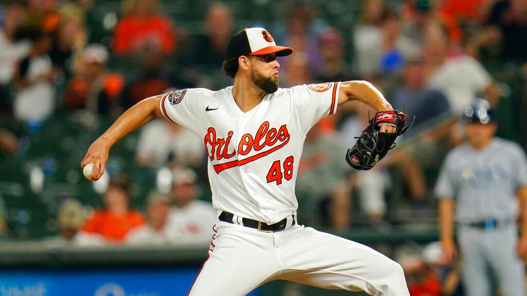 ▲雙城隊換來金鶯隊守護神Jorge López（圖／美聯社／達志影像）